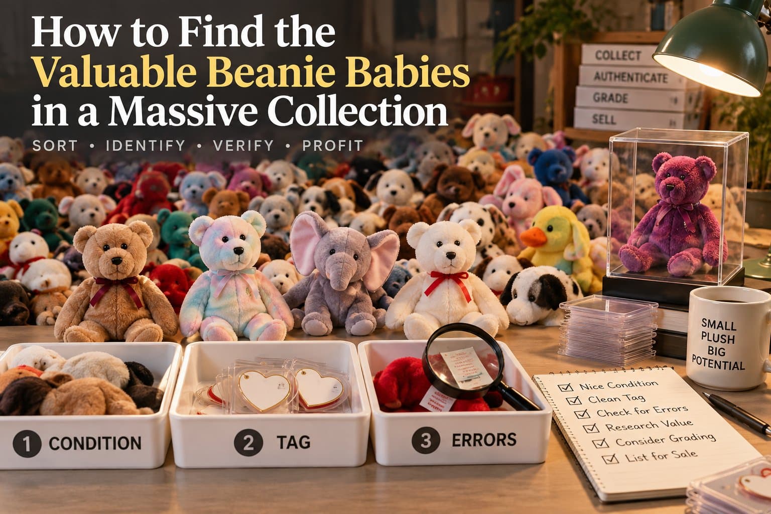 How to Find Valuable Beanie Babies in a Massive Collection